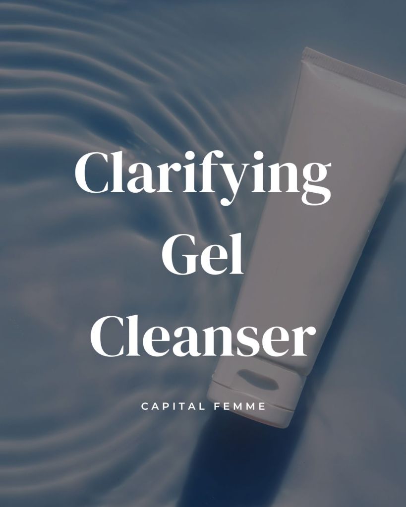 Capital Femme reviews Bliss Clear Genius Clarifying Gel Cleanser a product good for oily skin, clogged pores and acne.