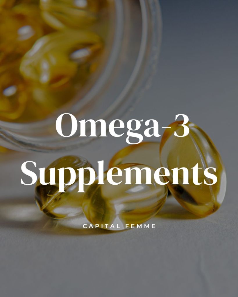 Capital Femme. Facebook. Nature's Made Omega-3 Fish Oil review for Christian women, skincare, self-care and wellness