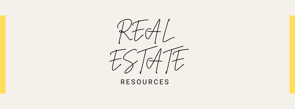 Real estate agent resources by Capital Femme banner.